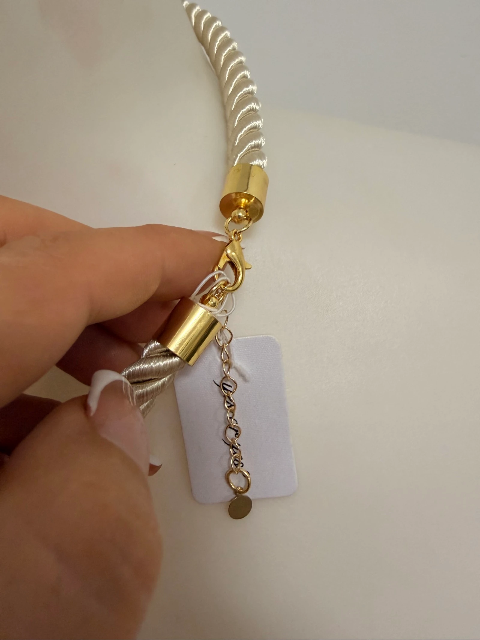 Satin Knot Sun Necklace – photo 4